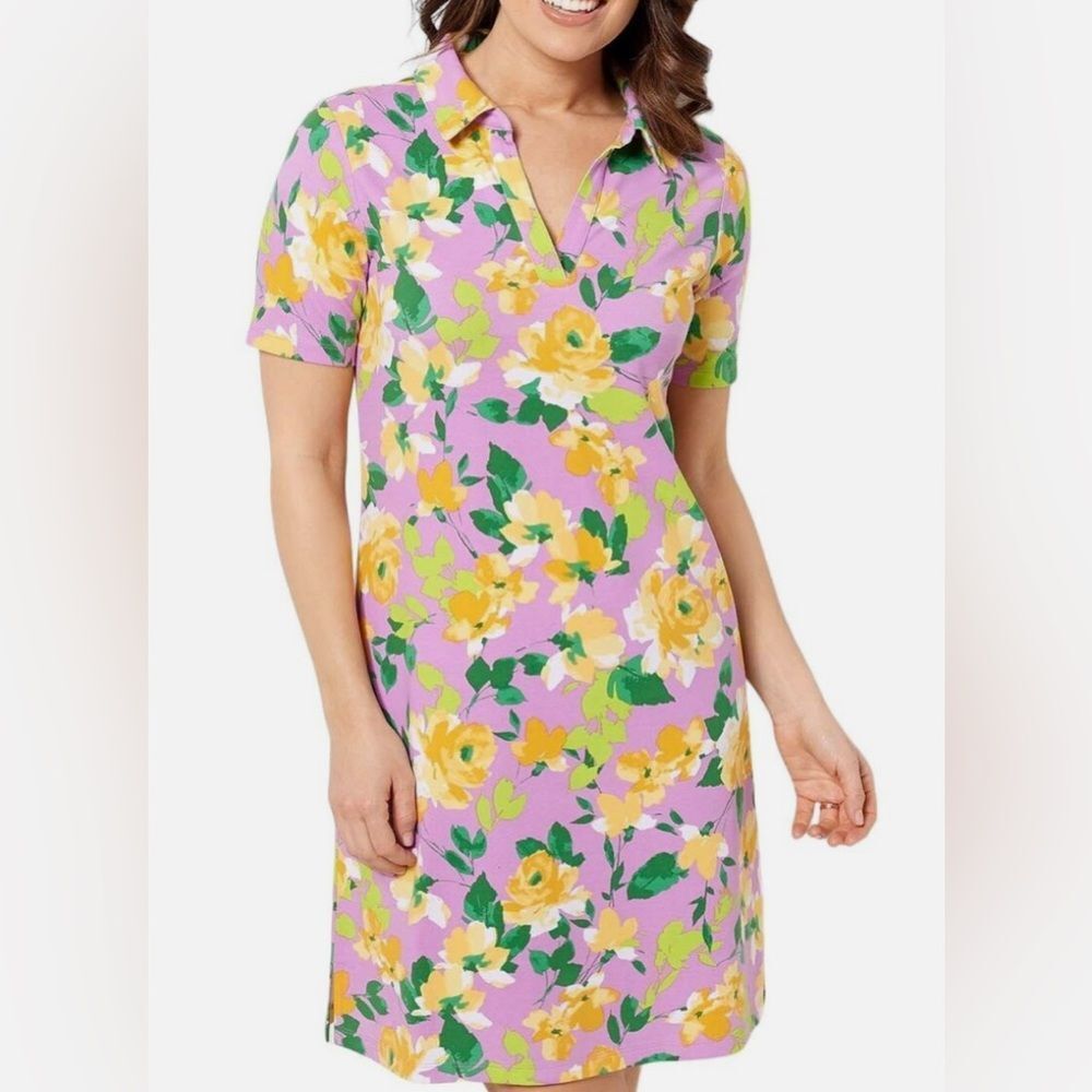 Isaac Mizrahi Live Printed Floral multicolor dress 3xl NWOT